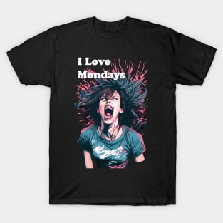 Scream Away Monday Blues T-Shirt